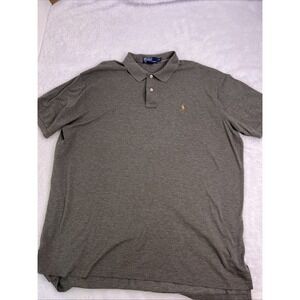 Polo By Ralph Lauren Men's 2XL Short Sleeve Polo Shirt 100% Pima Cotton VTG 90's